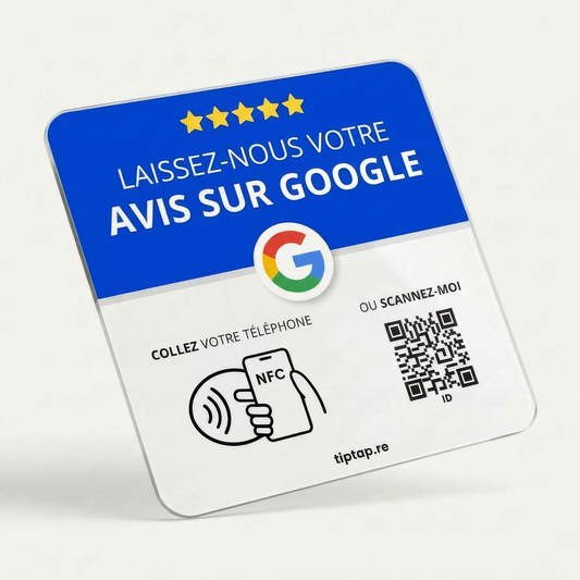 Plaque Avis Google
