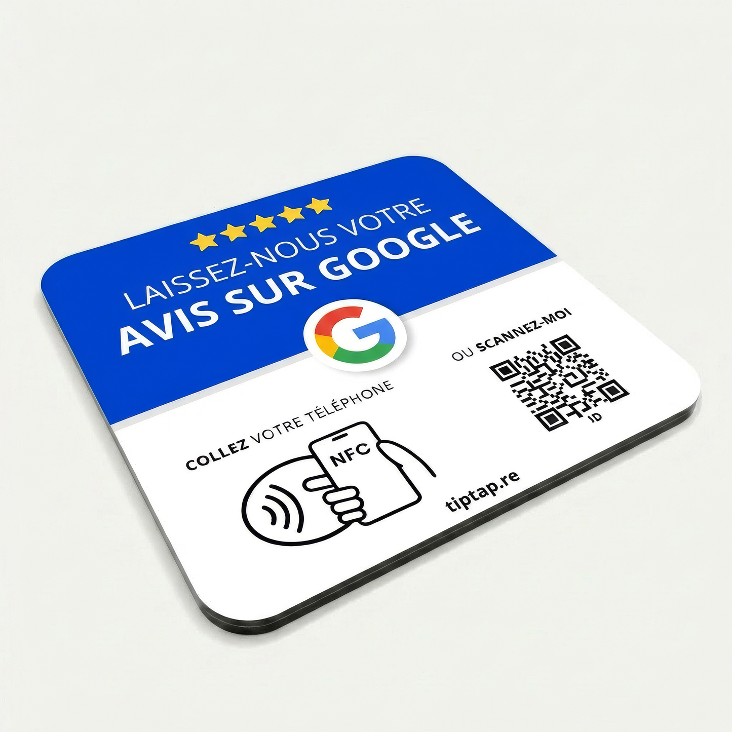 Plaque Avis Google