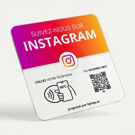 Plaque Follow Instagram