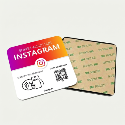 Plaque Follow Instagram
