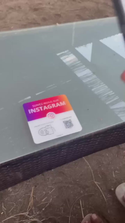 Plaque Follow Instagram