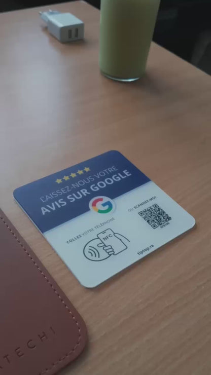 Plaque Avis Google