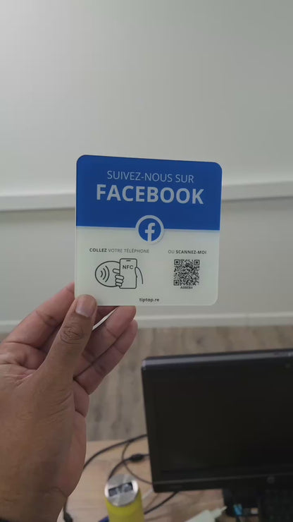 Plaque Like Facebook