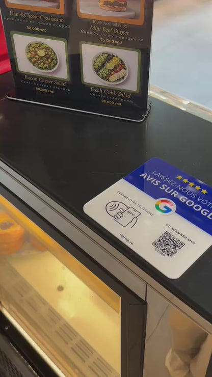 Plaque Avis Google