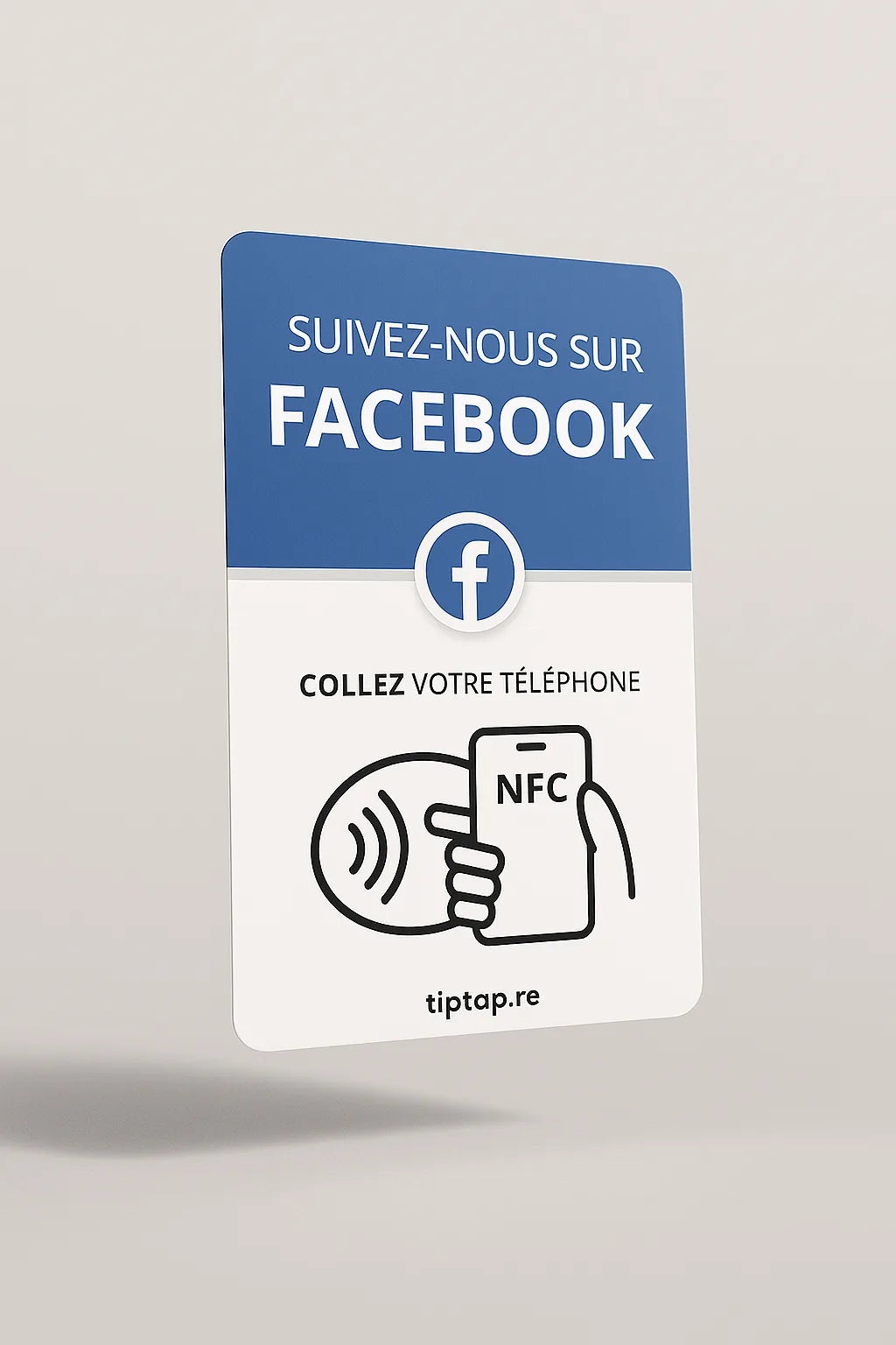 Carte NFC Facebook Tiptap