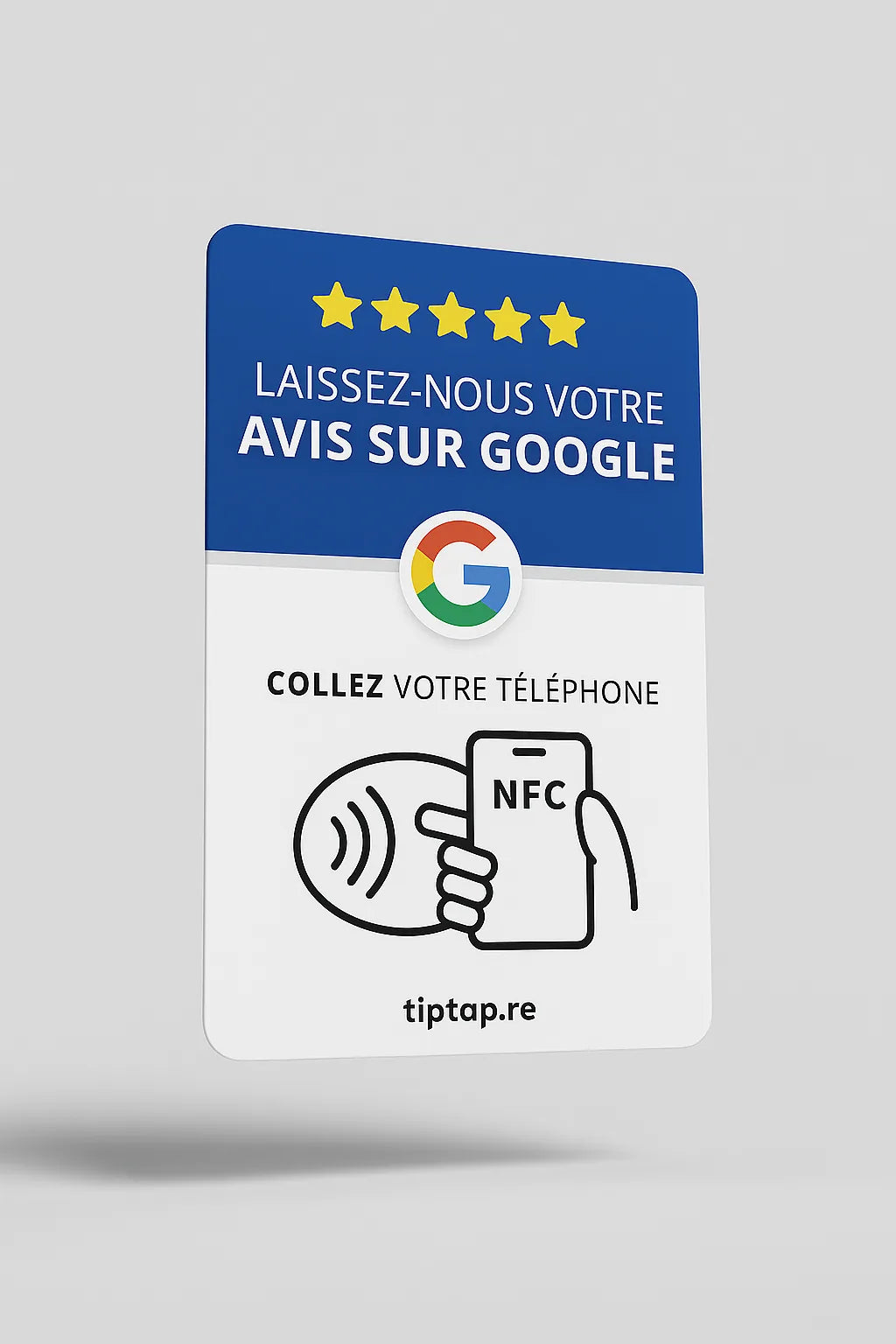 Carte NFC avis Google Tiptap