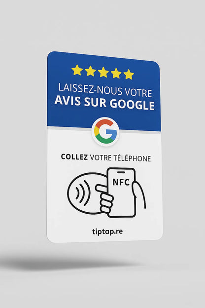 Carte NFC avis Google Tiptap