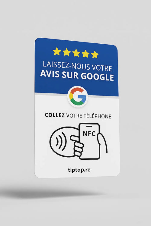 Carte NFC avis Google Tiptap