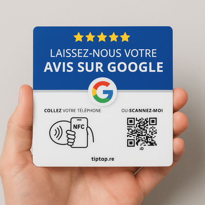 Plaque Avis Google