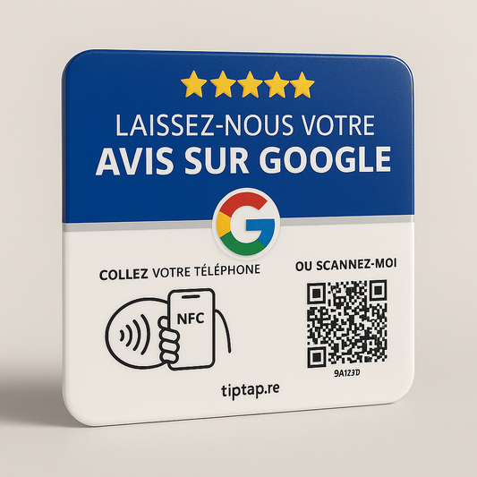 Plaque Avis Google
