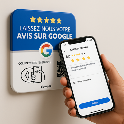 Plaque Avis Google
