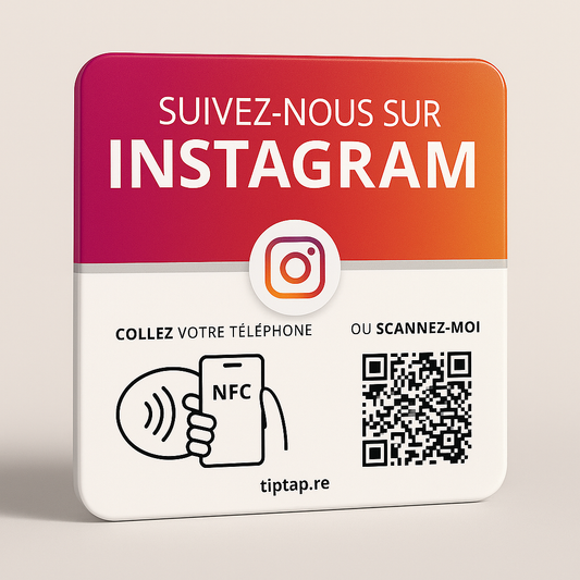 Plaque Follow Instagram