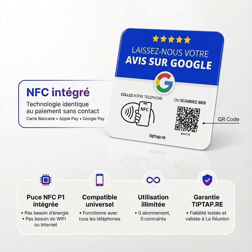 Plaque Avis Google