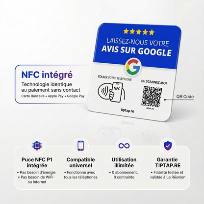 Plaque Avis Google